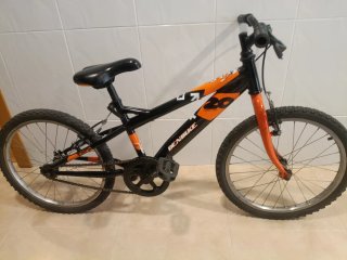 Bicicleta 20 Negra y Naranja
