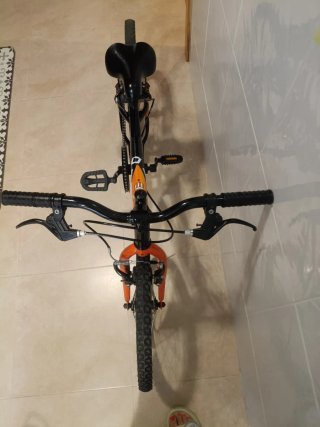 Bicicleta 20 Negra y Naranja