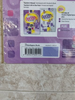 OPTIONS 4 Student's Book
