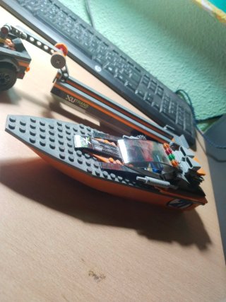 Camión y Barco Lego Naranja