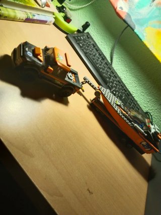 Camión y Barco Lego Naranja