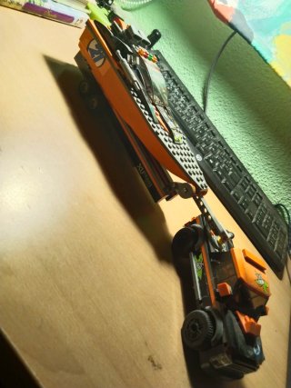 Camión y Barco Lego Naranja