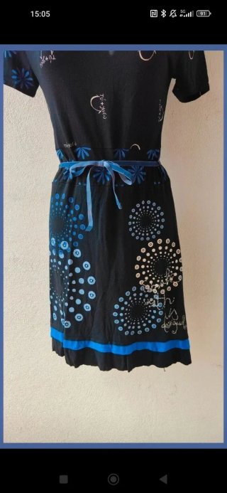 Vestido Desigual estampado corto