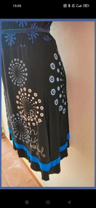 Vestido Desigual estampado corto