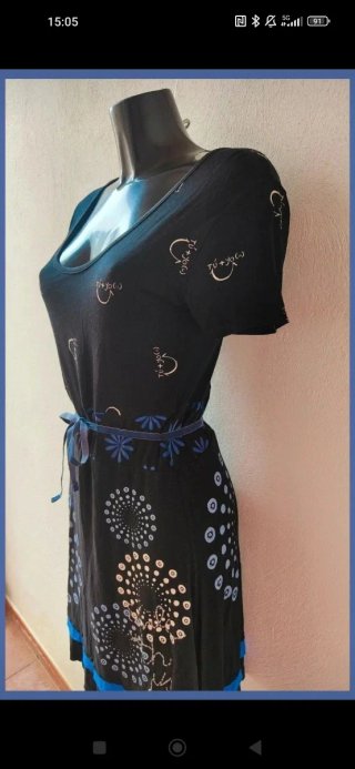 Vestido Desigual estampado corto