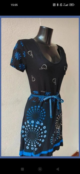 Vestido Desigual estampado corto