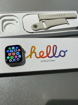 Smartwatch JS HELLO13 Mini Beige/Plata