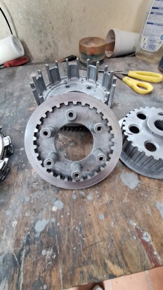 Canasta de embrague impecable rotax 123