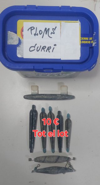 Plomos para pesca CURRI