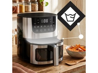 Freidora de aire sin aceite 5 L 1500 W horno