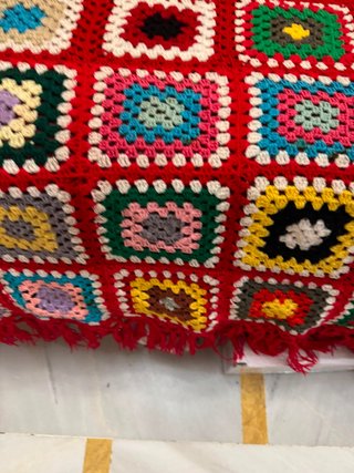 Manta o colcha  de ganchillo o crochet patchwork h