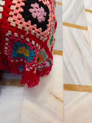 Manta o colcha  de ganchillo o crochet patchwork h