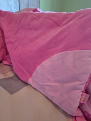 Chichonera cuna rosa con dibujo