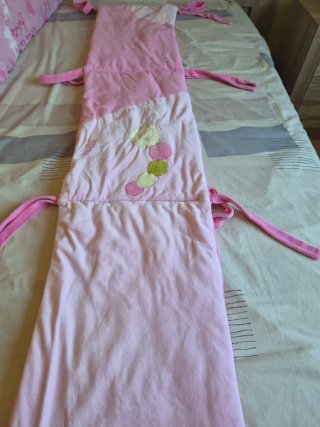 Chichonera cuna rosa con dibujo