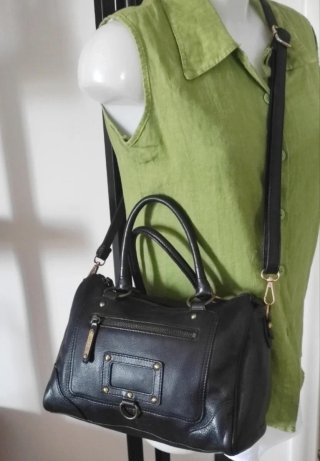 Borsa Carpisa Vera Pelle Nera