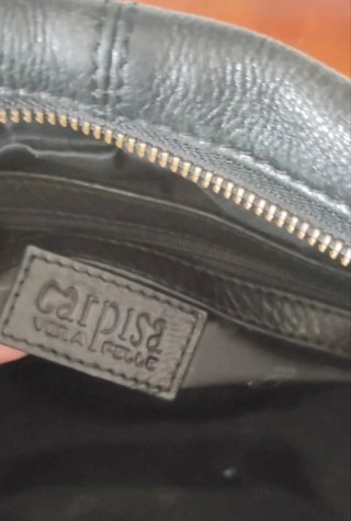 Borsa Carpisa Vera Pelle Nera