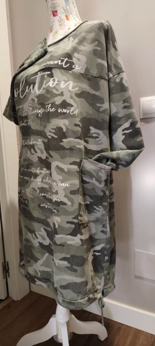 Vestido Túnica Camuflaje Revolution Talla M-L