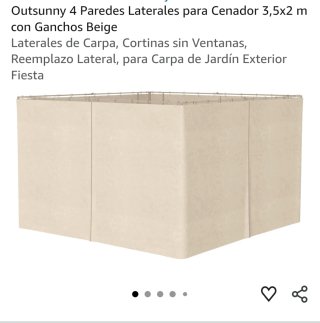 Cenador Marco 3.5x3.5 A prueba de agua