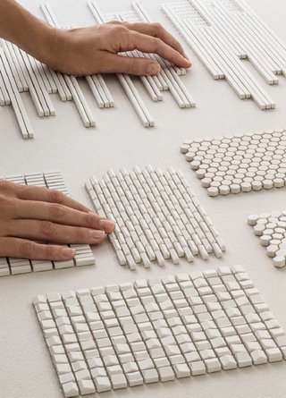 Mosaico Mutina Negro Diseño Italiano