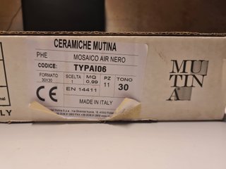 Mosaico Mutina Negro Diseño Italiano