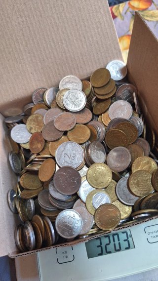 Lote 100% Pesetas Españolas al granel - 3,2 kg