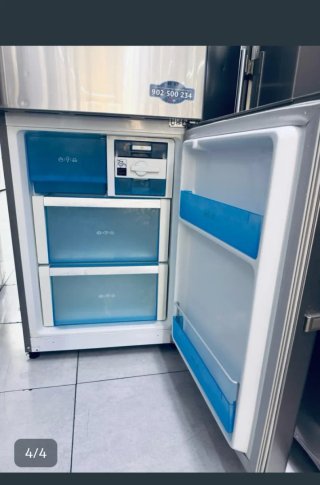 Nevera combi acero inoxidable