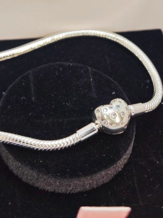 Pulsera Pandora 19cm Circonitas Corazón