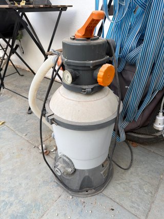 Depuradora de arena para piscina
