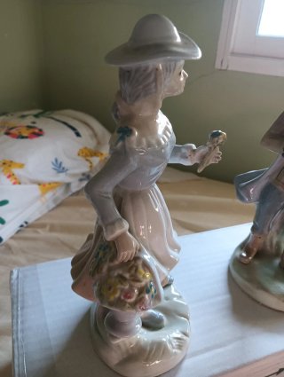 Figuras de porcelana, 25 cm