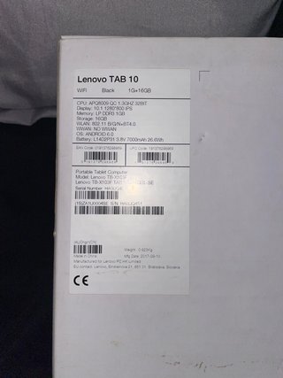 Tablet Lenovo TB-X103F 10 Azul/Blanco