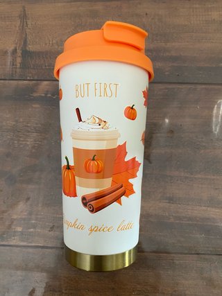 Vaso Térmico But First Pumpkin Spice Latte