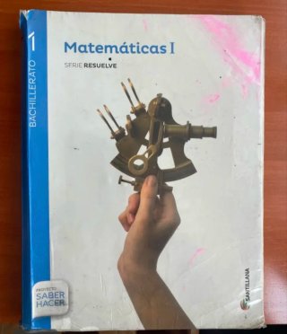 Libro de 1 de bachillerato Matemáticas
