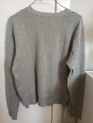 Jersey Zara Gris Estampado