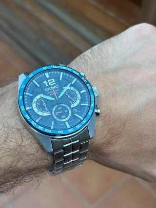 Seiko Neo Sports Chrono Azul/Plata