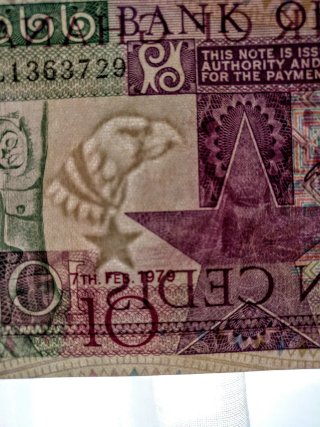 Ghana un cedi de 1979. SC