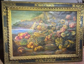 Dipinto Olio su Tela - Natura Morta Firmato