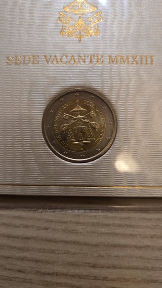 2€ Vaticano 2013 Sede Vacante BU