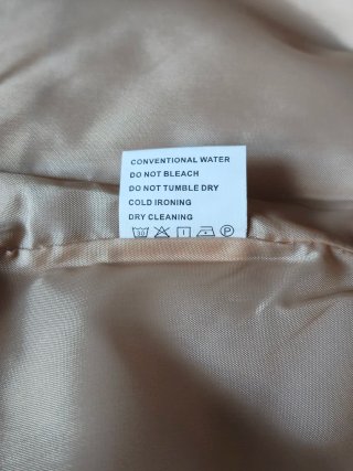 Gabardina mujer beige