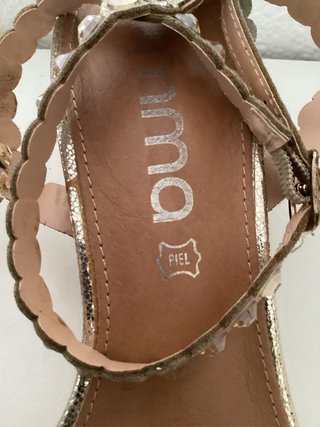 Sandalias Limma Piel Doradas