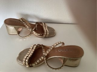 Sandalias Limma Piel Doradas