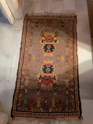 Alfombra Marroquí Lana Multicolor