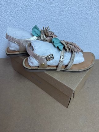 Sandali Gioseppo per Bambina Dorati con Fiori