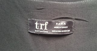 Top Zara sin mangas con encaje y lazo
