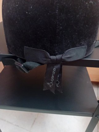 Casco de hípica negro