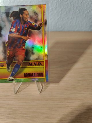 Cromo Ronaldinho MVP Mundicromo