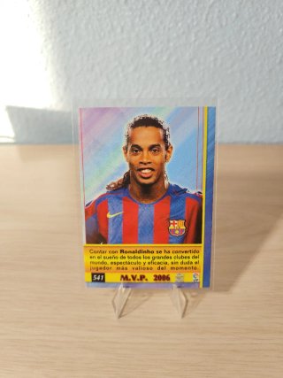Cromo Ronaldinho MVP Mundicromo