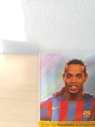 Cromo Ronaldinho MVP Mundicromo
