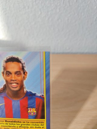 Cromo Ronaldinho MVP Mundicromo