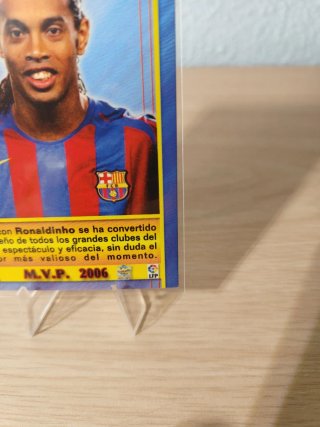 Cromo Ronaldinho MVP Mundicromo