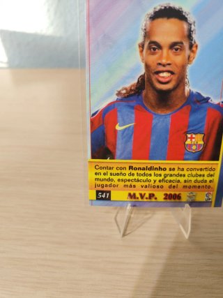 Cromo Ronaldinho MVP Mundicromo